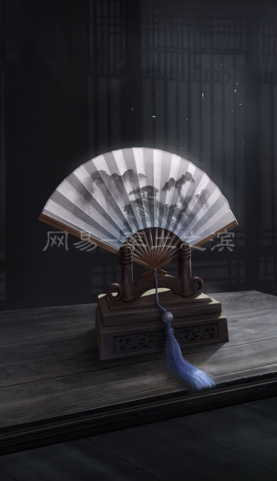 棕竹扇